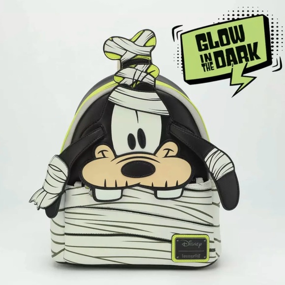 NWT! Disney Loungefly Halloween Mummy Goofy Glow In The Dark! - Picture 8 of 10